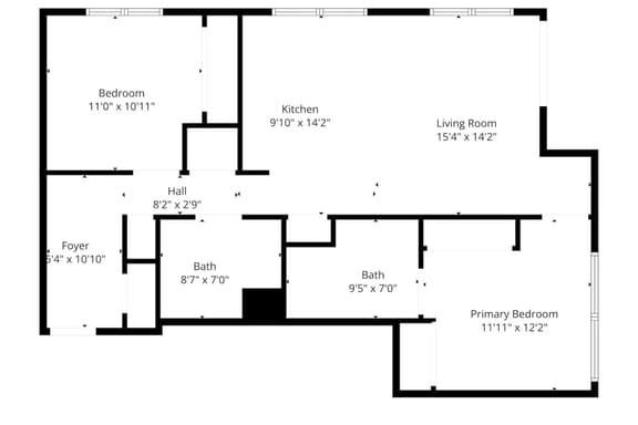 Central & Comfortable Two Bedroom Two Bathroom